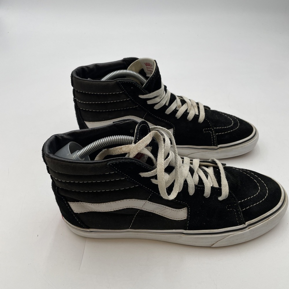 Vans Sk8-Hi OTW Men's Size 10 Suede Black White Casual High Top Sneaker Skate - Picture 2 of 9